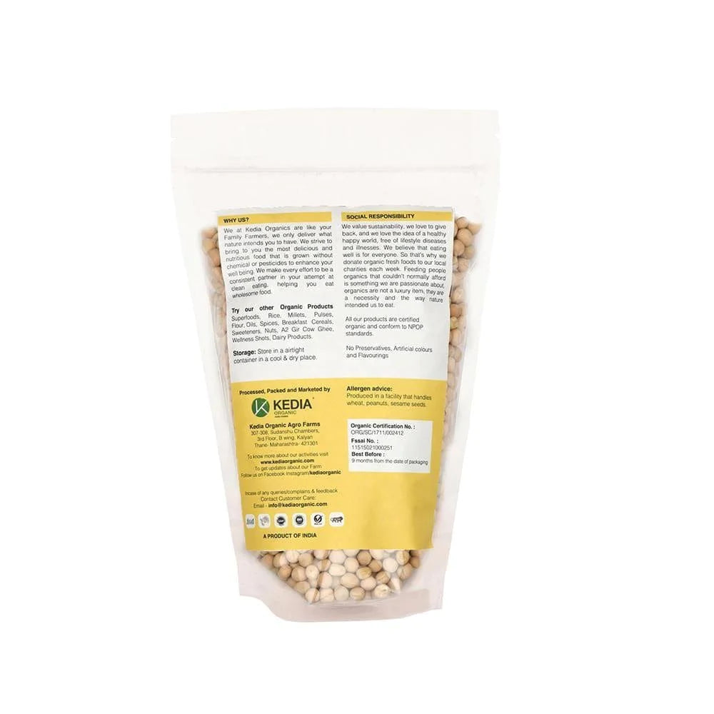 White Peas - Organic - Indian – Bombay Farmers Co. – 500gm