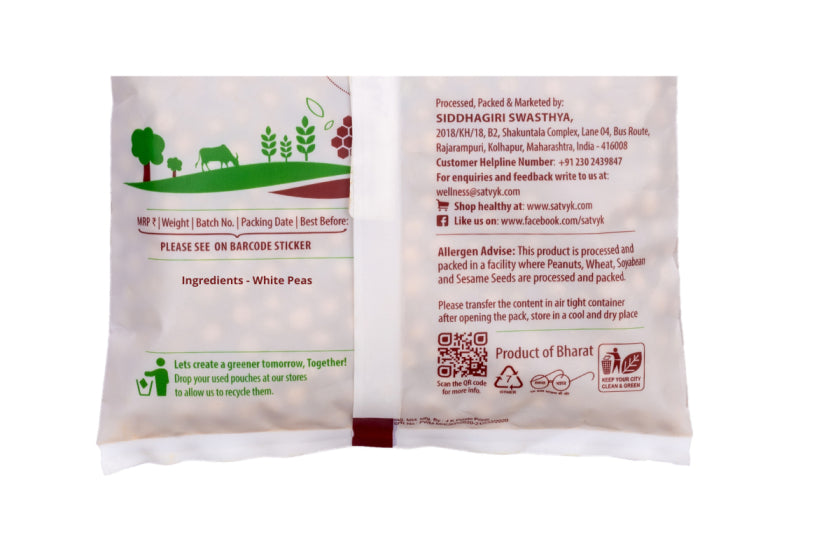 White Peas | Satvyk – 500gm