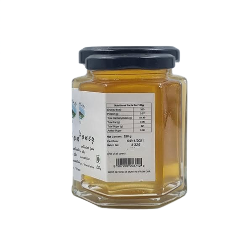 Honey | Raw Honey (Liquid) - Kashmir Valley - Natural - No Added Sugar, Colour & No Added Preservatives - Himalayan - 250gm