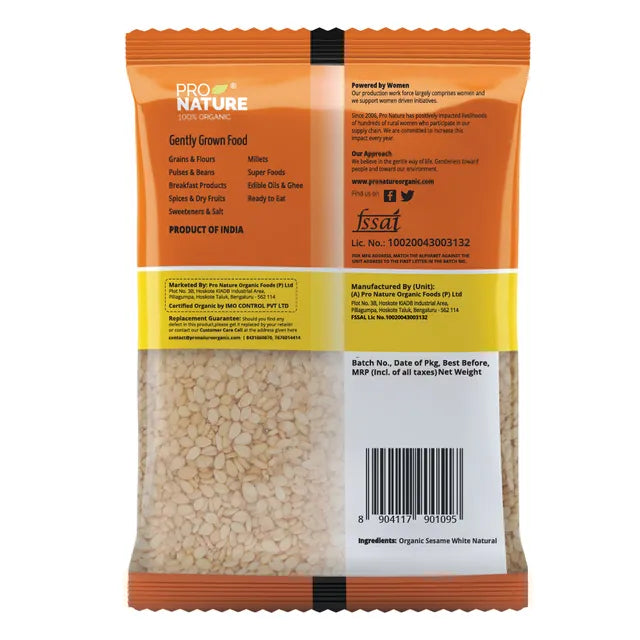 White Sesame - Natural – Pro Nature – 200gm