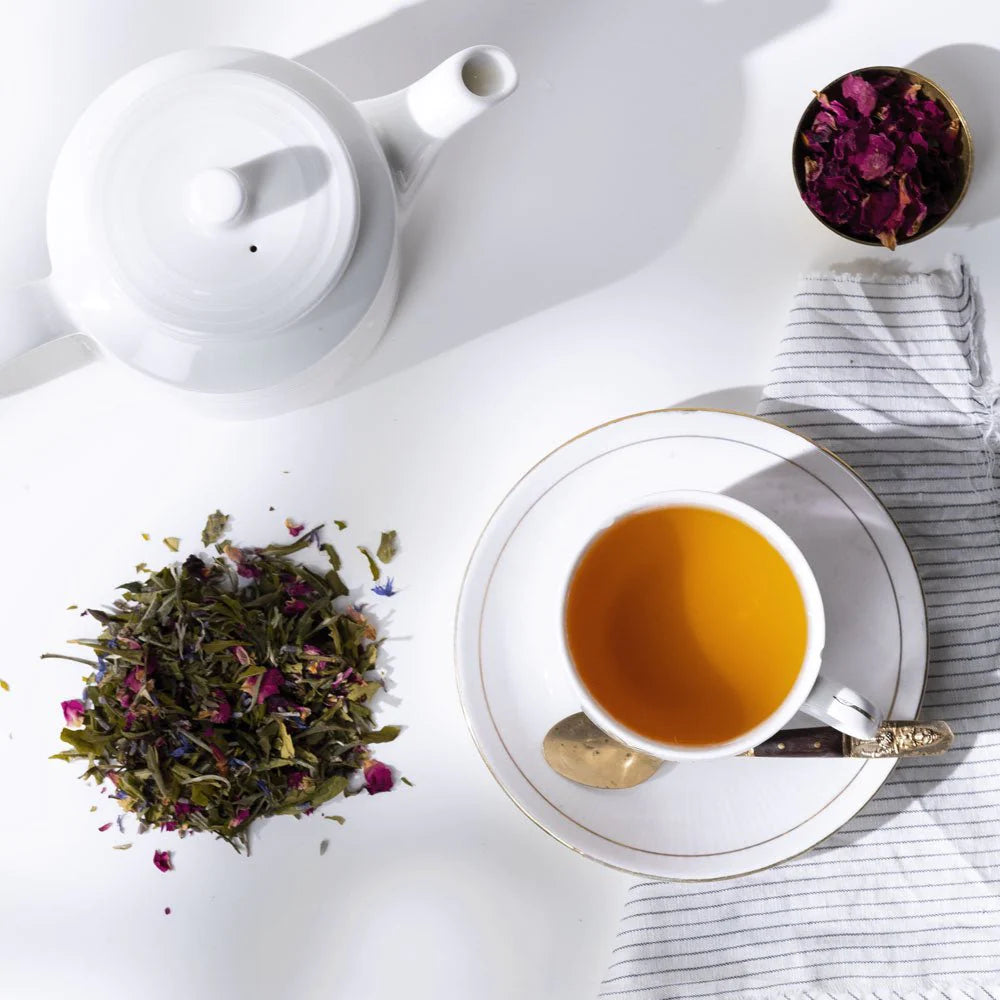 Tea | White - Lavender Valley - USDA Organic - Low Caffeine - Luxmi Estate – 25gm