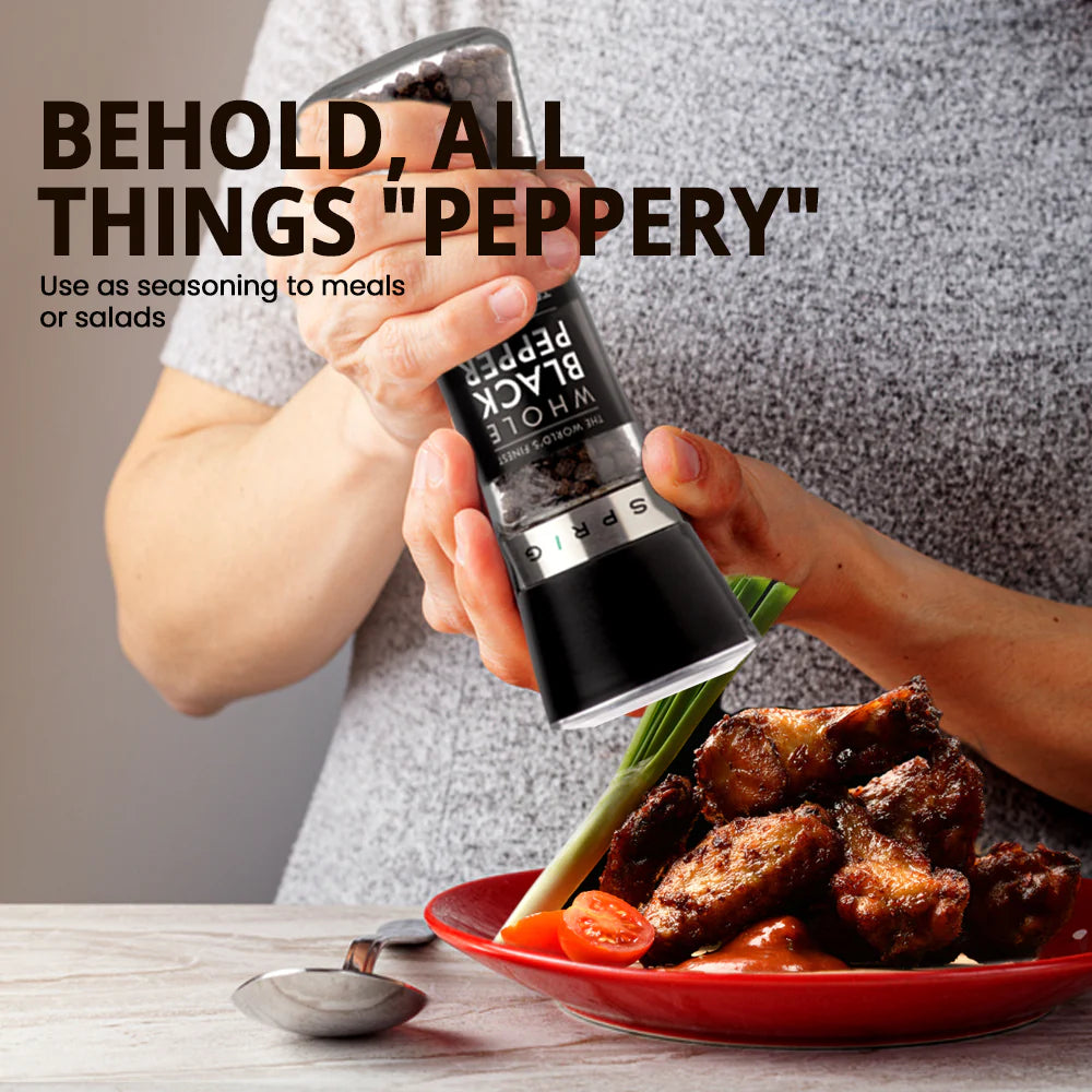 Pepper | Whole Black Pepper – Tellicherry Garbled Special Extra Bold – Sprig – 50gm