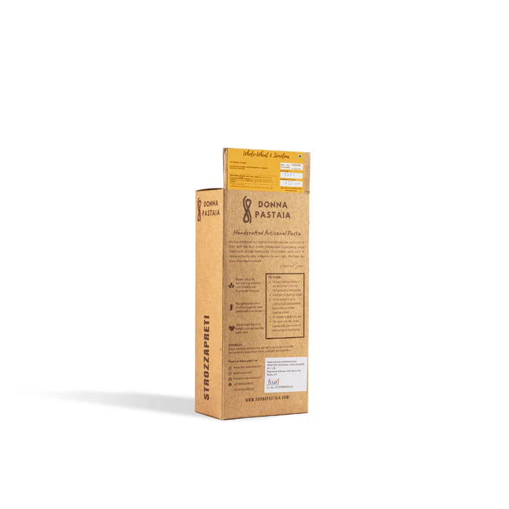 Strozzapreti Whole wheat & Semolina Pasta – Donna Pastaia – 250gm