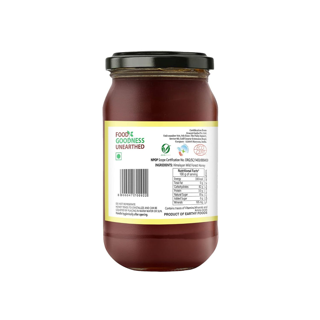 Wild Forest Honey - Organic Nation - 500gm