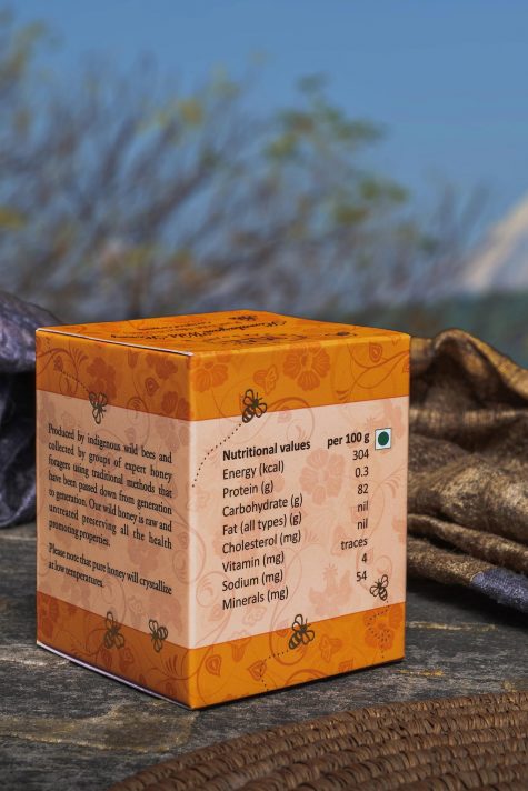 Honey | Himalayan Wild Honey – Certified Organic - Pure Cold Filtered honey - SOS Organics – 250gm