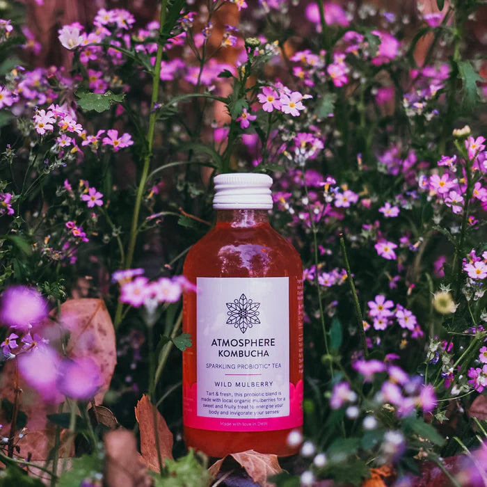 Wild Mulberry Kombucha | Sparkling Probiotic Tea - Atmosphere - 210ml