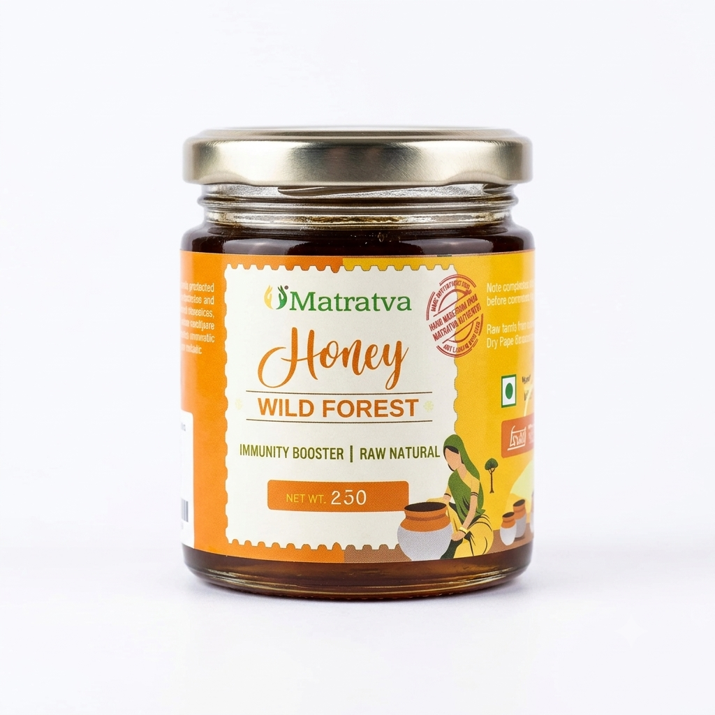 Honey | Wild Forest Honey - Immunity Booster -Raw Material -No Preservative- Matratva - 250gm