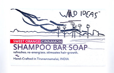 Soap | Shampoo Bar Soap (Sweet Orange & Cinnamon) – Handmade – Natural – Wild Ideas – 100gm