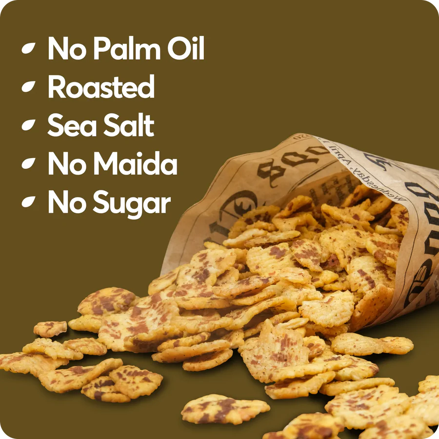 Chana Jor | 30g Protein - Roasted - Handmade - Vegan, Gluten Free, Jain Friendly, No Maida, No Palm Oil, High In Fibre And Protein - Svasthyaa - 200gm