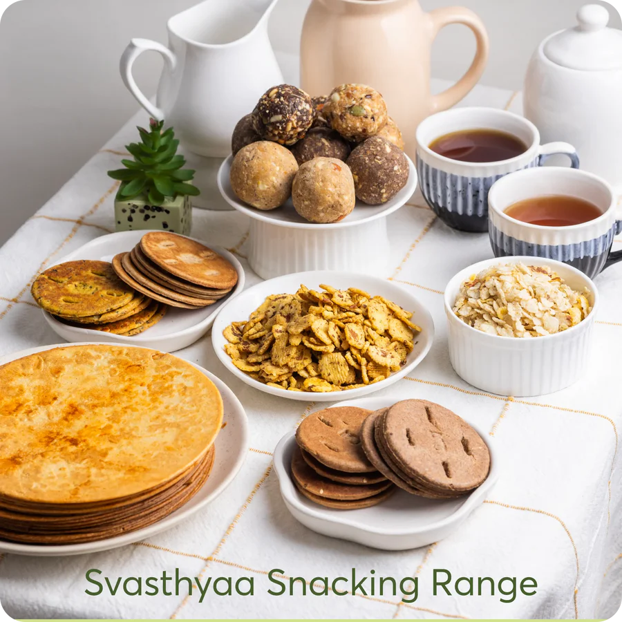 Chana Jor | 30g Protein - Roasted - Handmade - Vegan, Gluten Free, Jain Friendly, No Maida, No Palm Oil, High In Fibre And Protein - Svasthyaa - 200gm