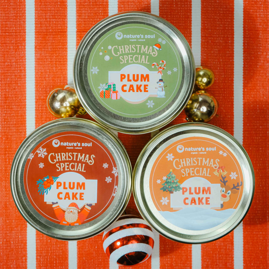 Plum Cake | Alcohol Free – Vegan, Gluten Free & Refined Sugar Free – Nature’s Soul – 450gm