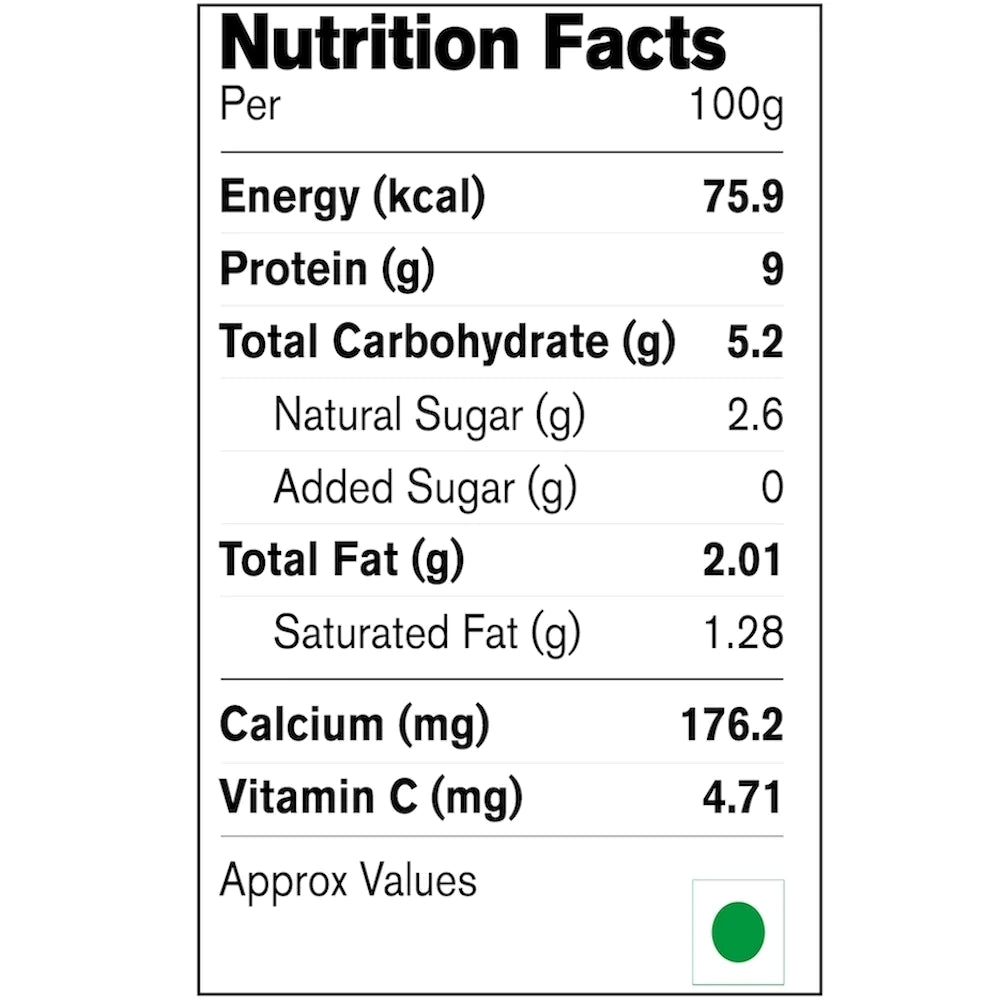 Yogurt | Greek - Natural - High In Protein, Lowest Added Sugar & No Preservatives - Agapi - 90gm