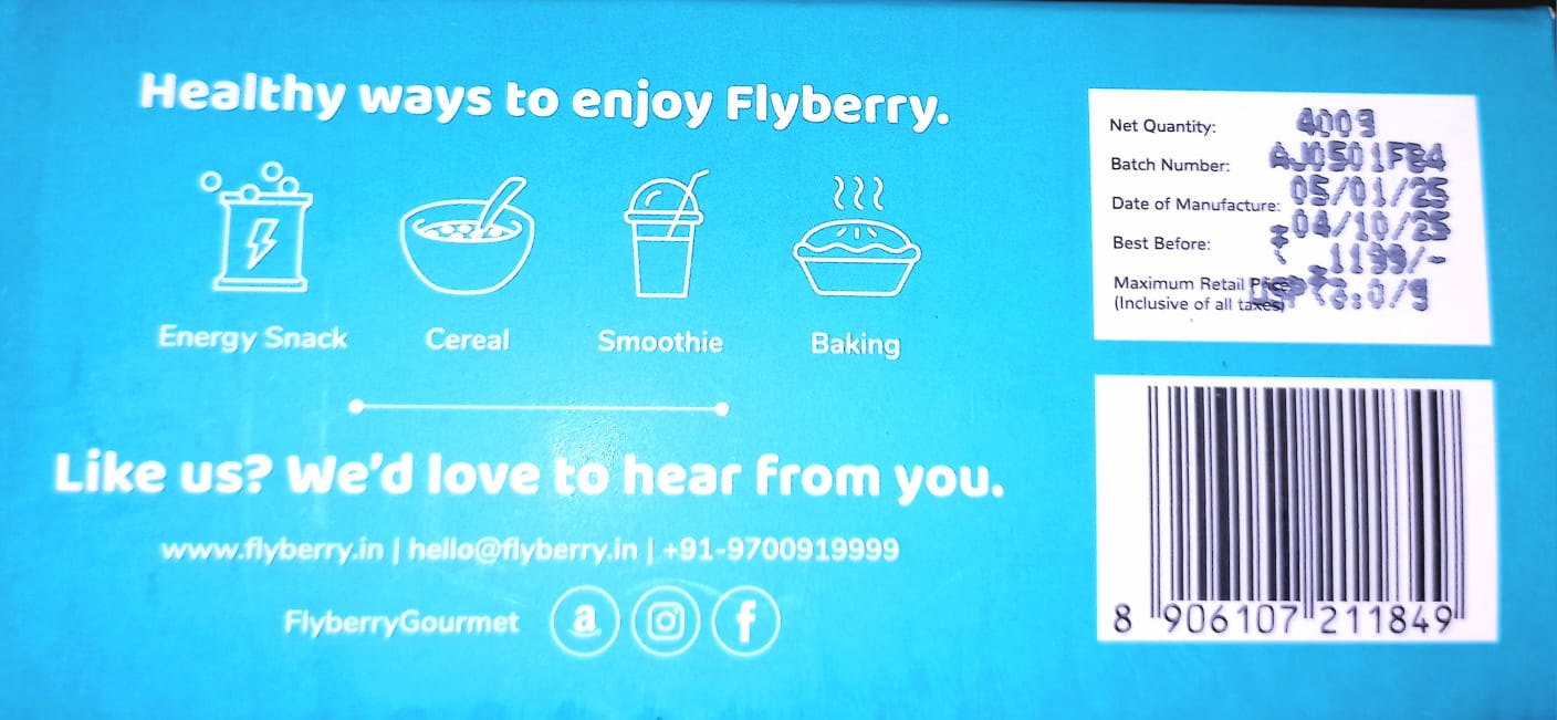 Dates | Authentic Ajwa Dates – 100% Natural – No Added Sugar, No Additives & No Added Preservatives – Flyberry – 400gm