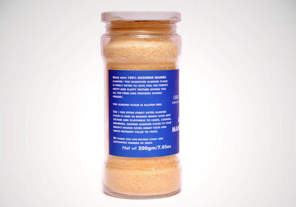 Almond Flour | Kashmiri Mamra - Gluten Free - Organic Kashmir - 200gm