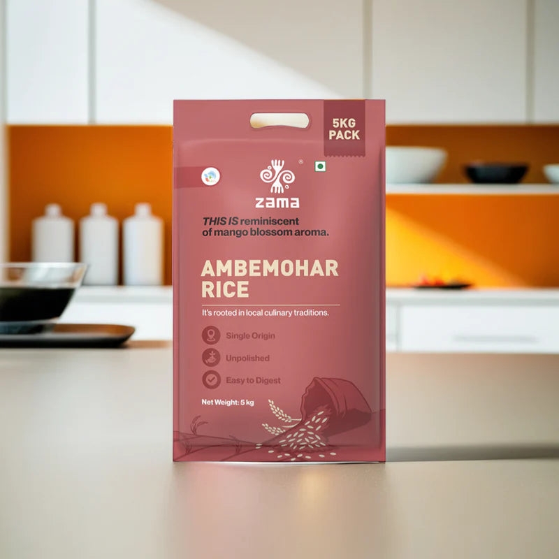 Rice | Ambemohar Rice - Zama Organic - 500gm