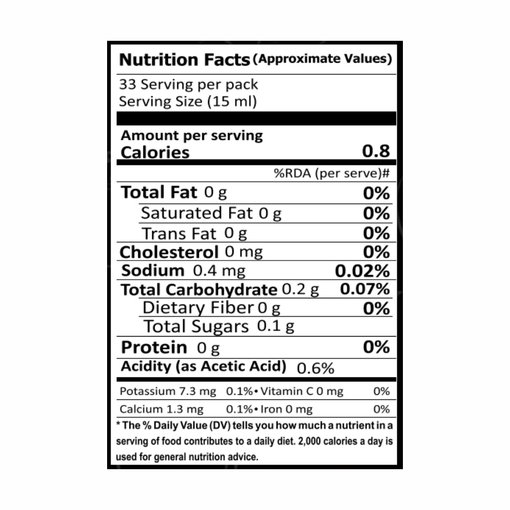 Apple Cider Vinegar | Raw - Unfiltered & Unpasteurized - USDA Organic - Non GMO - Just Organik - 500ml