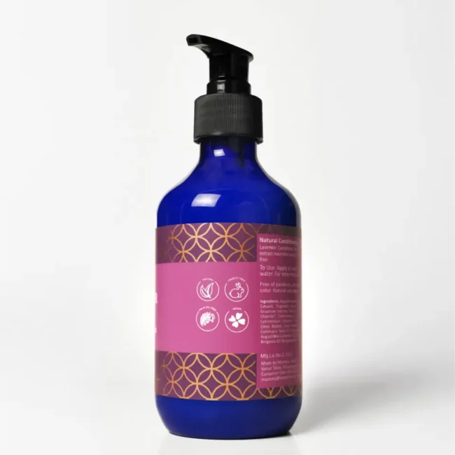 Conditioner | Lavender Conditioner (With Rosemary Extract) - Calms Scalp, Softens Hair, Reduces Frizz- Vegan, Cruelty Free, Palm Oil Free, No Parabens, Synthetic Fragrances & No Artificial Color - Maroma - 275ml