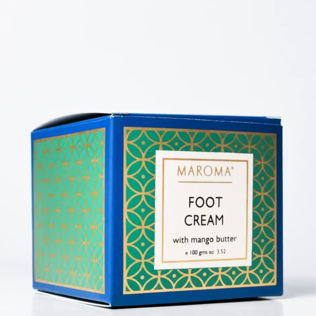 Foot Cream | Mango Butter Foot Cream - 100% Natural -Vegan, Plam Oil Free, Cruelty Free- Maroma - 100gm