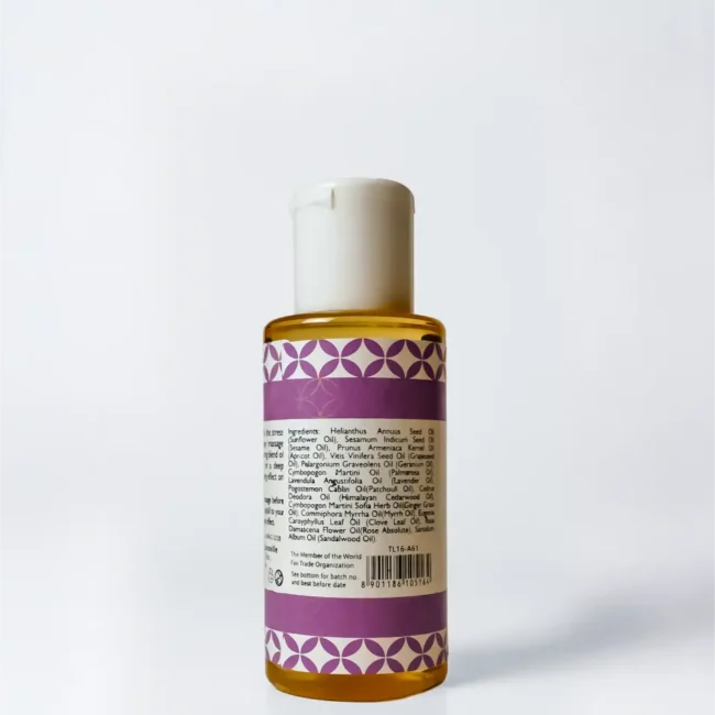 Oil | Massage Oil Stress Away -100% Natural, Vegan-Calming, Restorative, Soothing – Maroma– 100ml