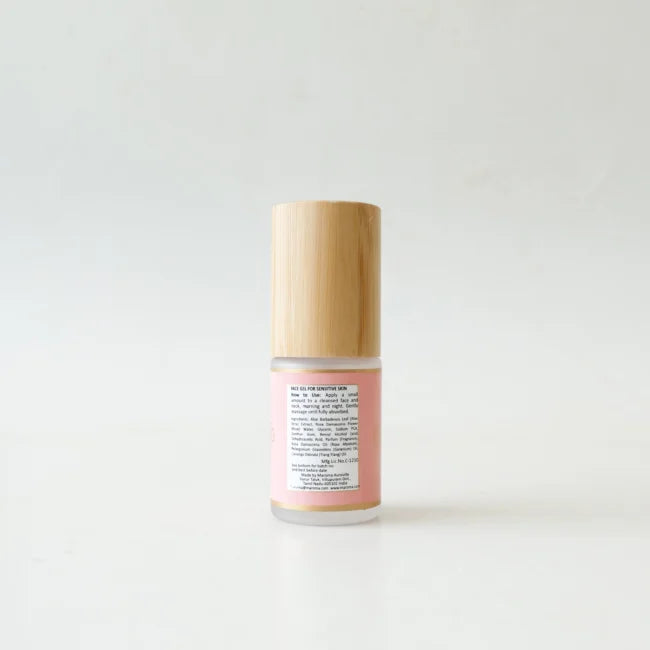 Face Gel | Revitalising Face Gel (With Rose Absolute & Aloe Vera Extract )-Vegan - Palm Oil Free, Cruelty Free - Maroma - 30ml