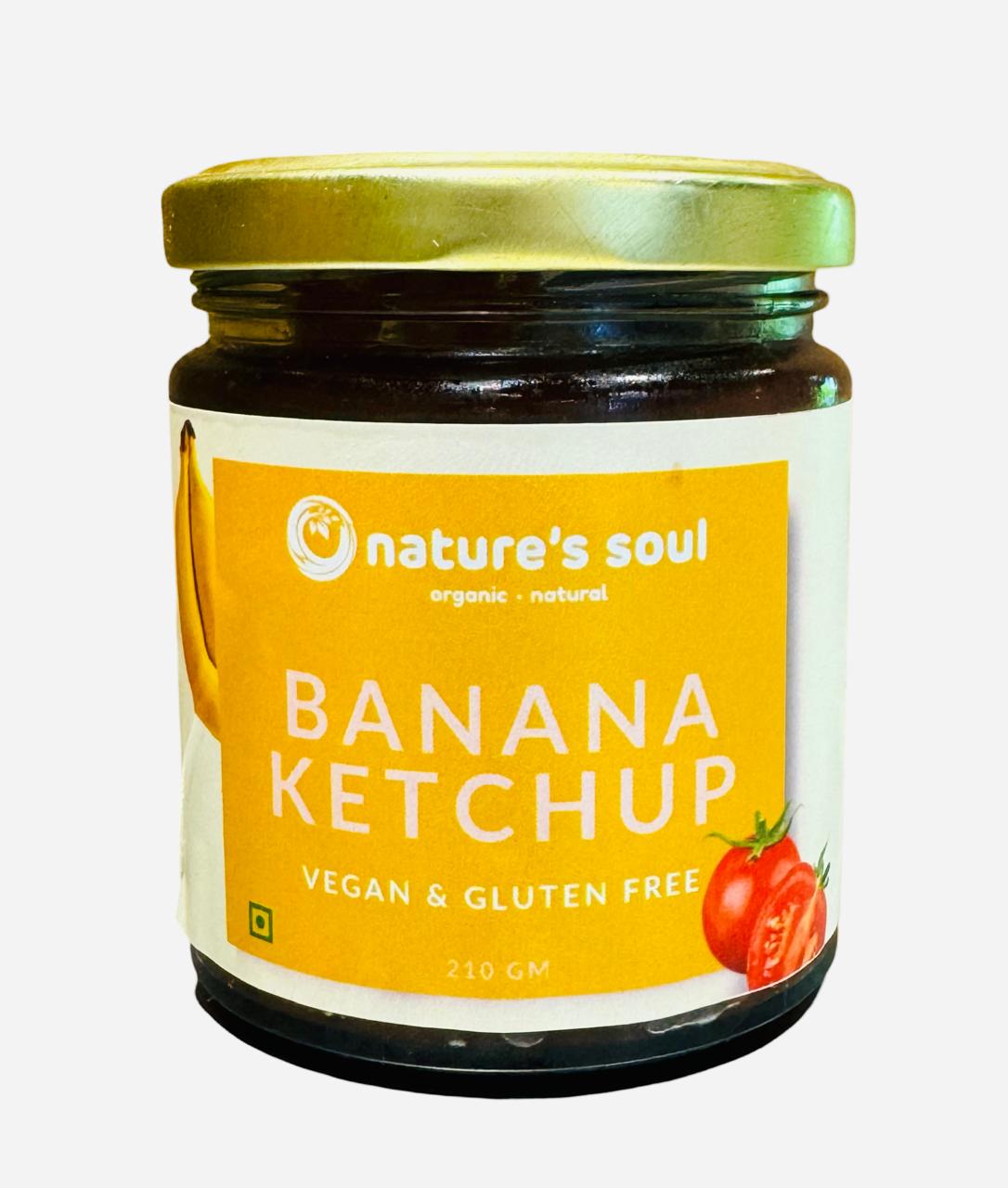 Banana Ketchup - Fresh - Vegan, Gluten Free, Refined Sugar Free - Made with Organic Ingredients - 160gm