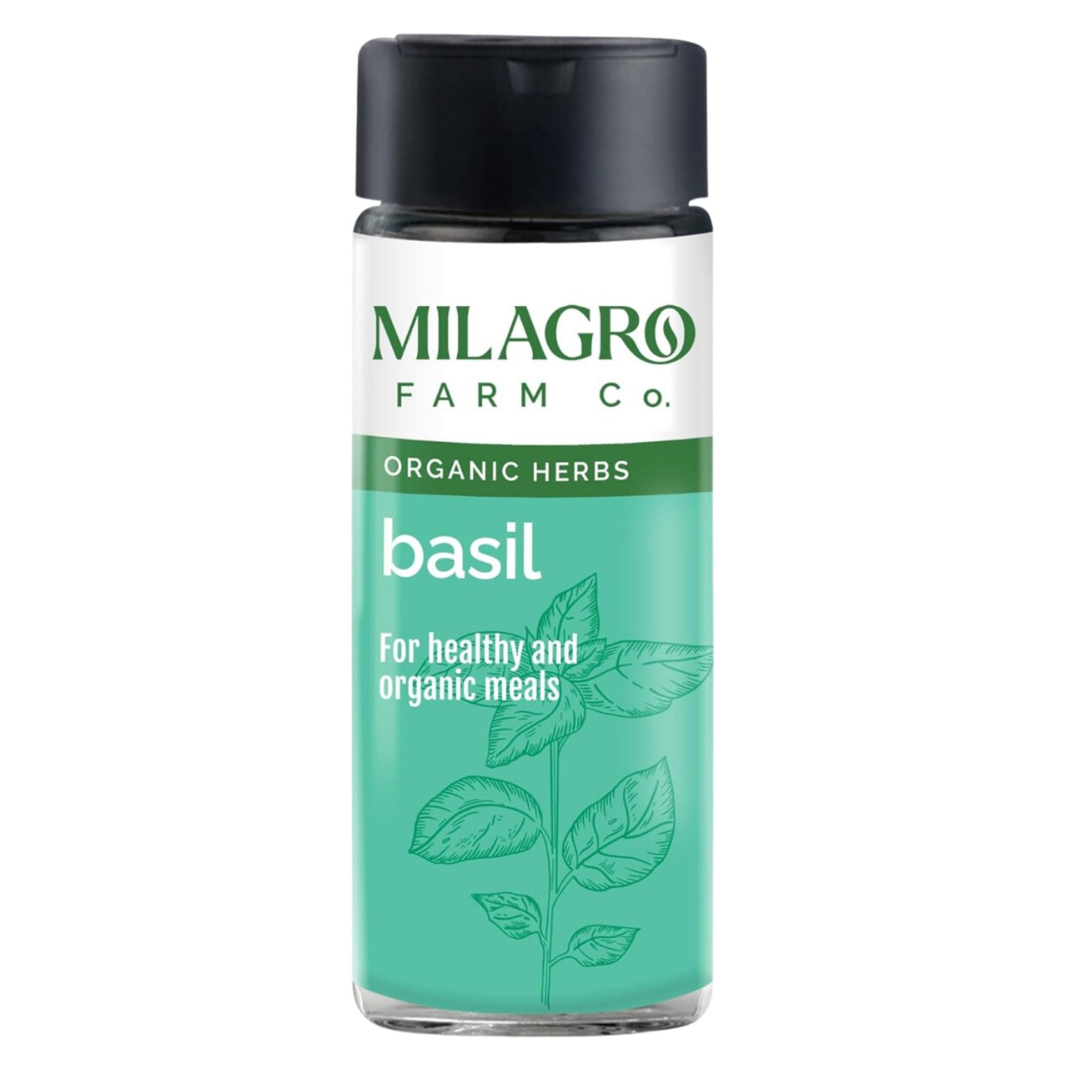 Seasoning | Basil - For Healthy And Organic Meals - Organic Herbs – Milagro Farm Co. – 15gm