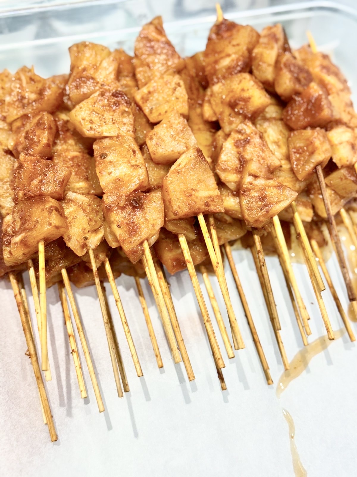 Chipotle Pineapple Tofu Skewers - Fresh - Vegan - Made with Organic Ingredients - 200gm