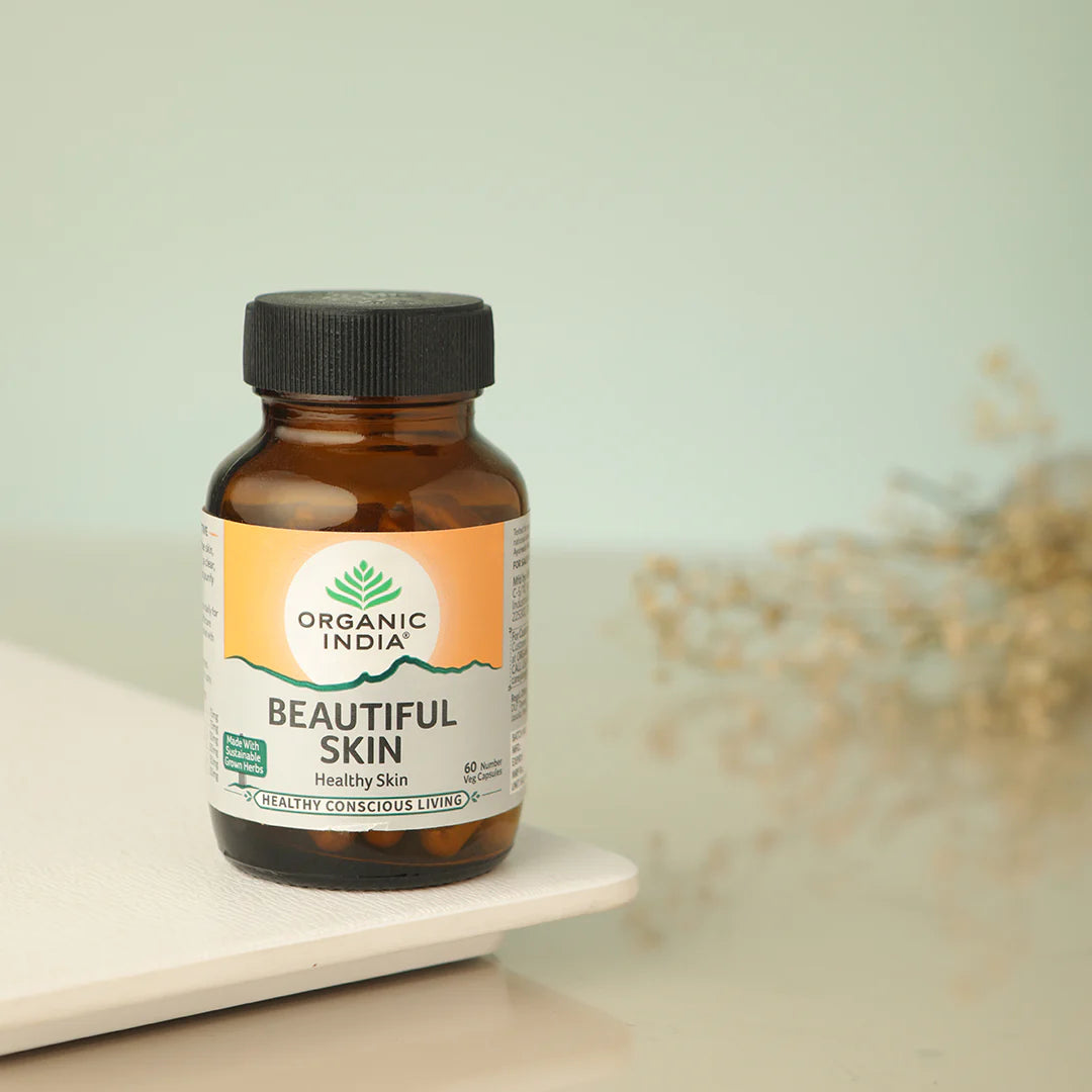 Beautiful Skin Capsules - Healthy Skin - Organic India - 60 Capsules