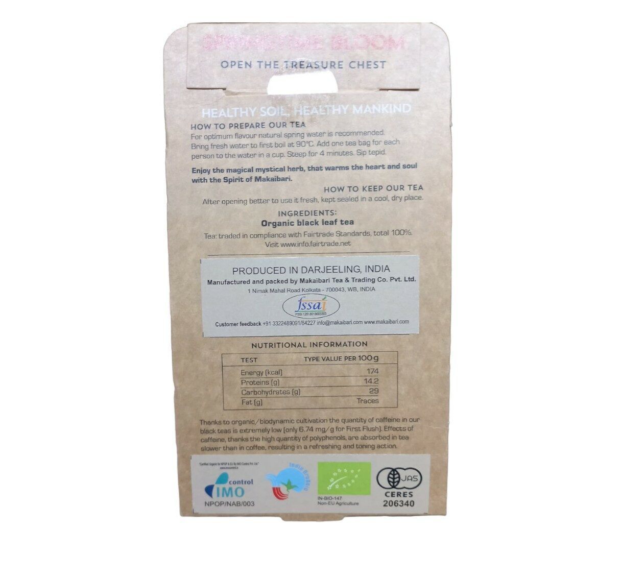 Black Tea | First Flush (Springtime Bloom) - Darjeeling - Makaibari - 50gm