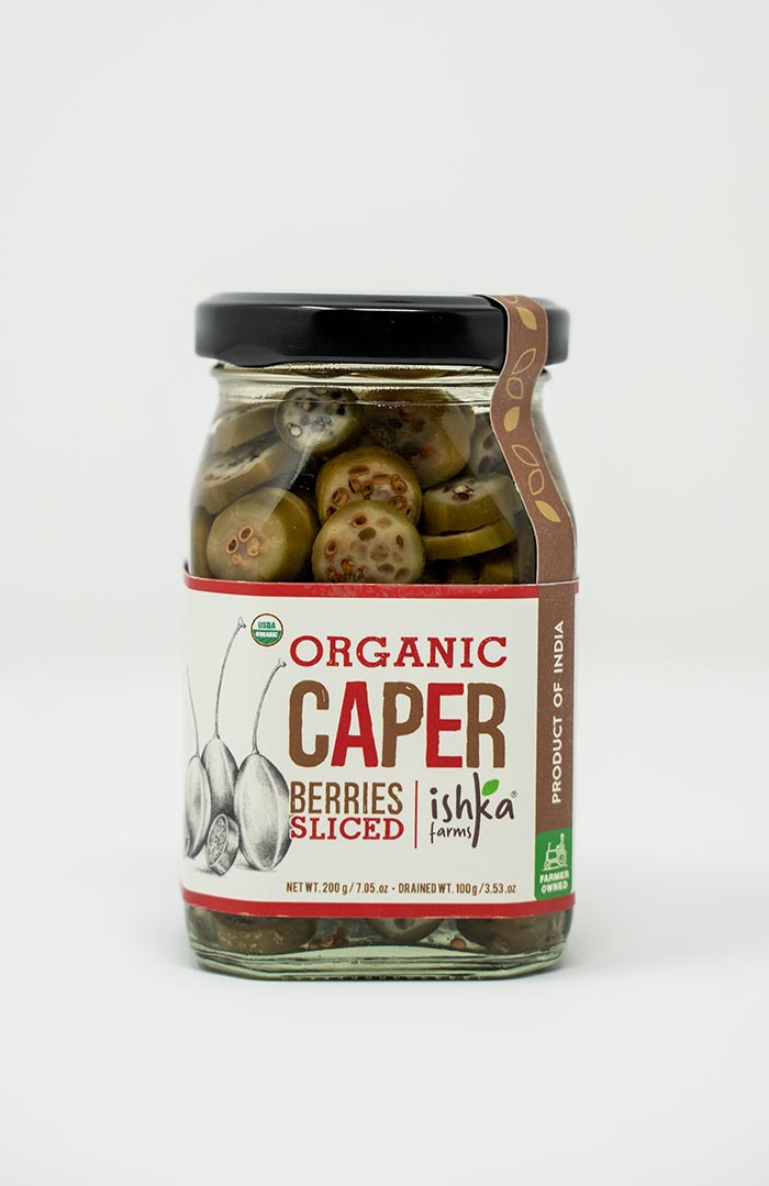 Caper Berries Sliced – Ishka Farms – 200gm