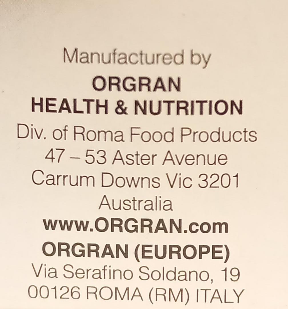 Apple & Cinnamon Pancake Mix - Vegan, Gluten Free, Dairy Free, Yeast Free, Wheat Free & Egg Free - Orgran - 375gm