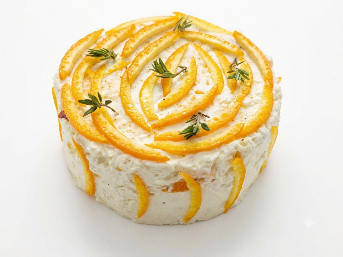 Cheese | Citrus Thyme Goat Cheese Wheel - Fresh Marinated - No Preservatives - Nature&