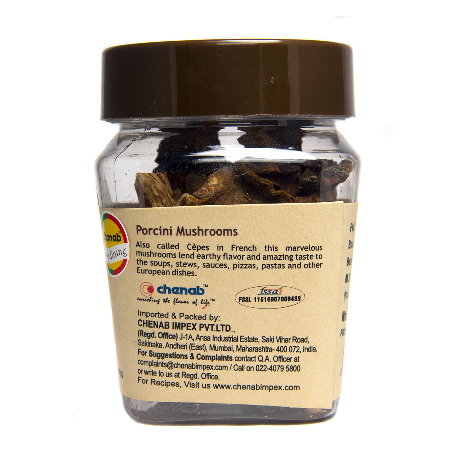Mushrooms | Dried Porcini Mushrooms – Chenab – 30gm