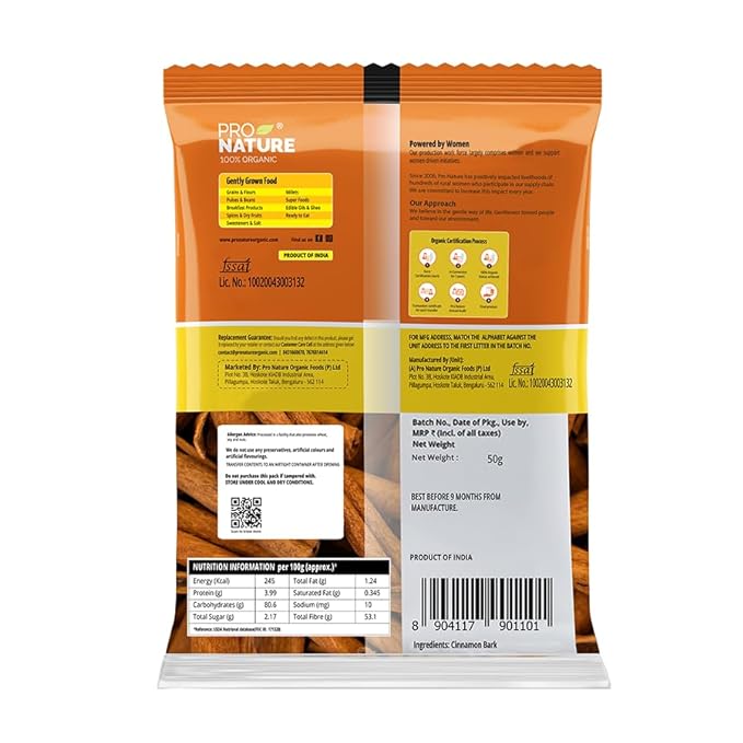 Cinnamon Bark - Pro Nature - 50gm