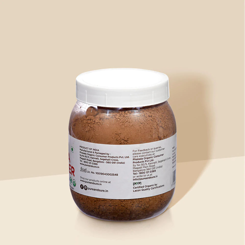 Cocoa Powder | Unsweetened - Organic - Pure and Sure - 200gm