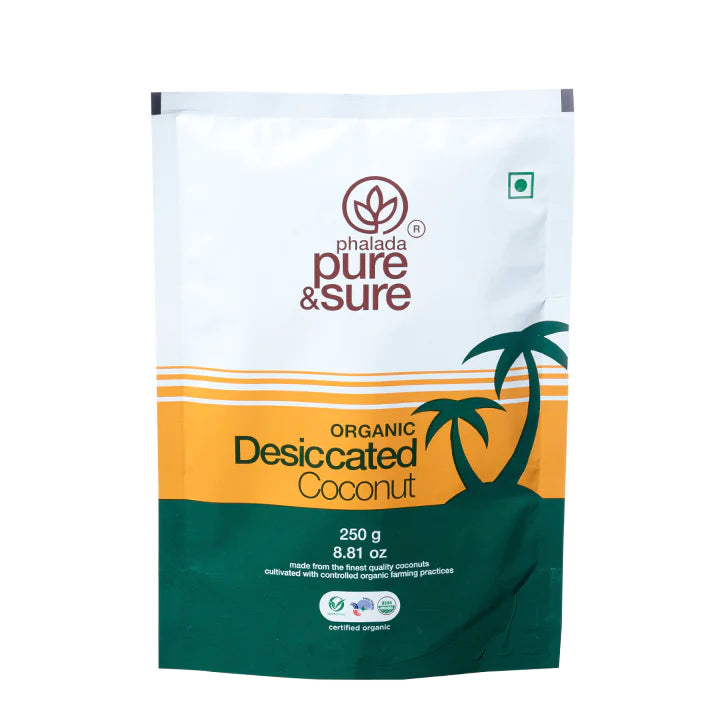 Coconut Powder | Desiccated Coconut Powder - Pure and Sure - 250gm
