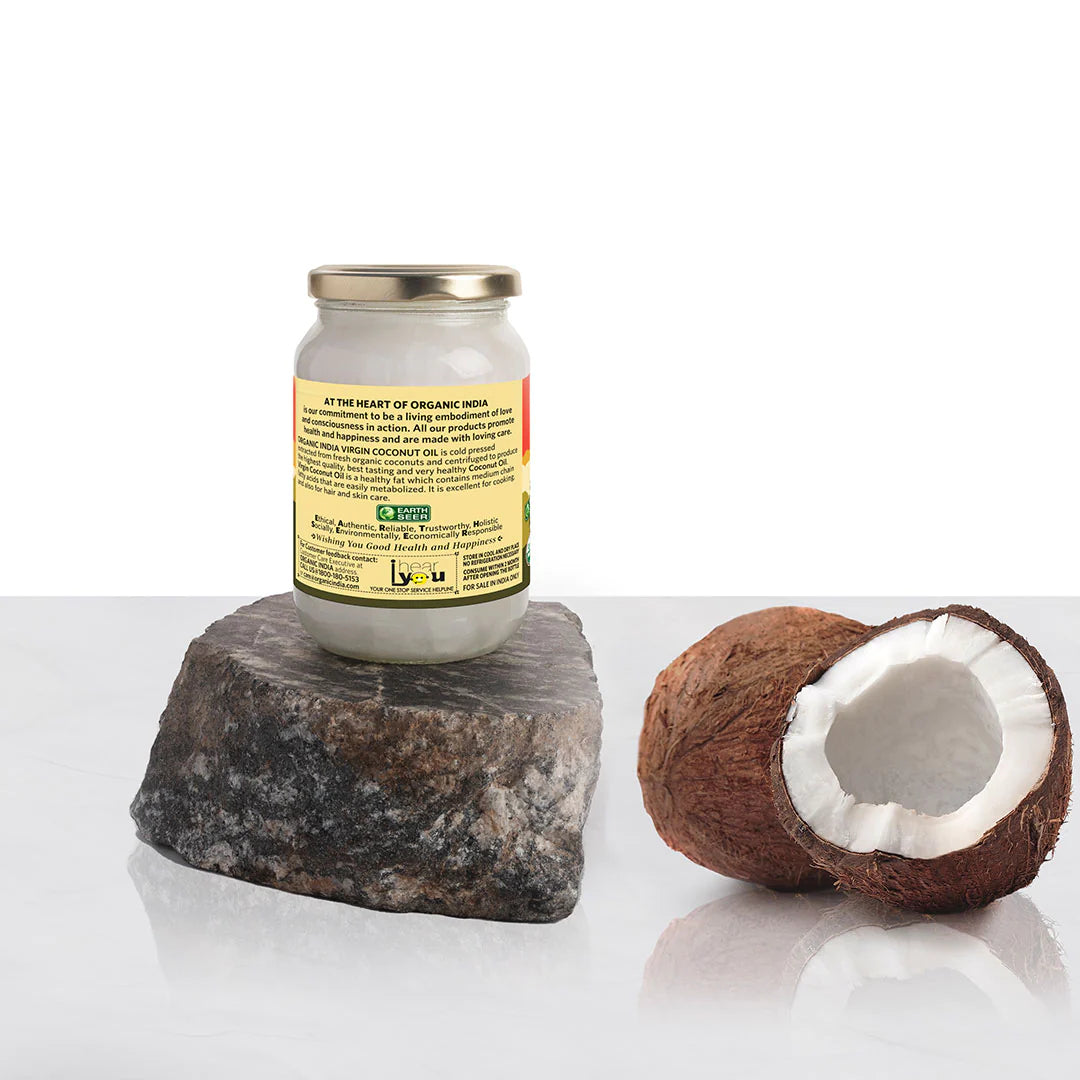 Coconut Oil | Virgin - Organic India - 500ml