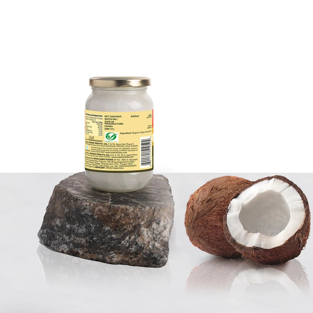Coconut Oil | Virgin - Organic India - 500ml