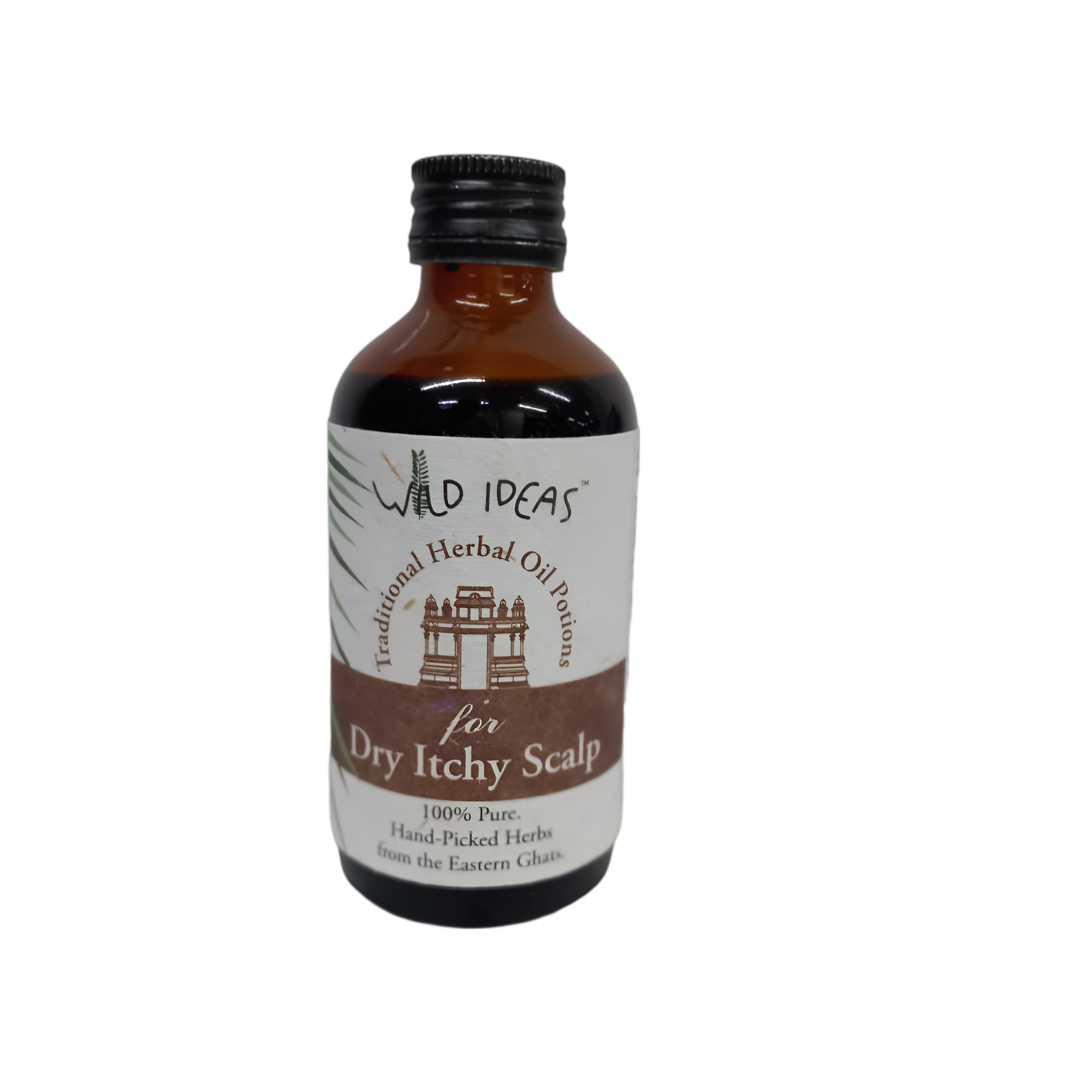 Herbal Oil | Traditional Herbal Oil Potions - For Itchy Scalp - Pure - Hand Picked Herbs From The Eastern Ghats - Wild Ideas – 100gm