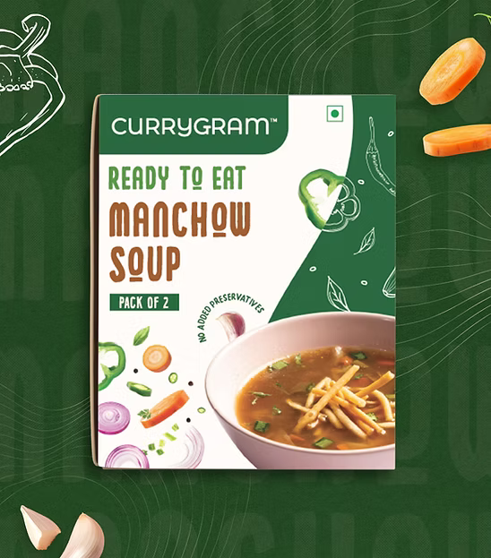 Soup | Manchow Soup – No Additives & Preservatives, No Cholesterol, & Trans Fat – Currygram – 300gm