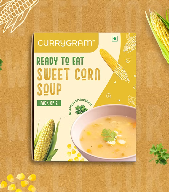 Soup | Sweet Corn Soup – No Additives & Preservatives – Currygram – 300gm