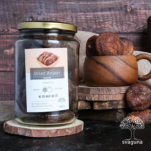 Anjeer | Dried Anjeer – Naturally Sun Dried – Organic – No Added Sugar – Svaguna – 250gm