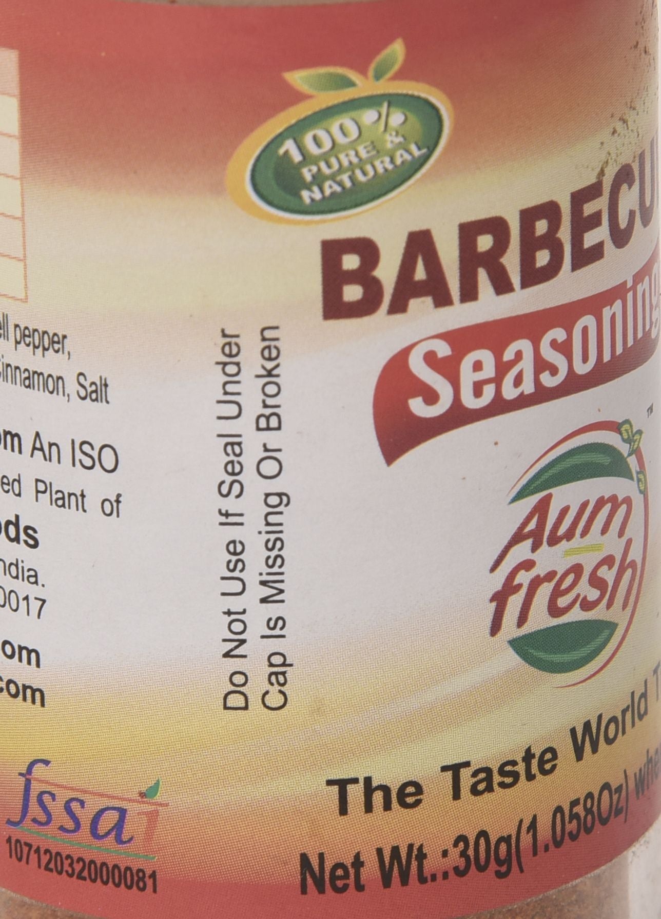 Barbecue Seasoning - Aum Fresh - 30gm
