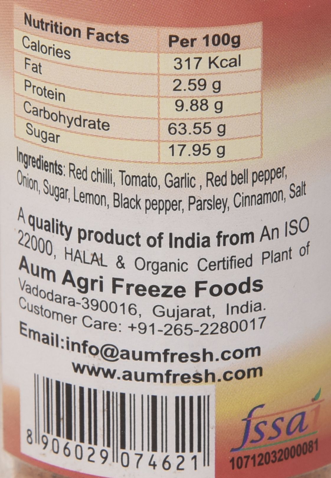 Barbecue Seasoning - Aum Fresh - 30gm