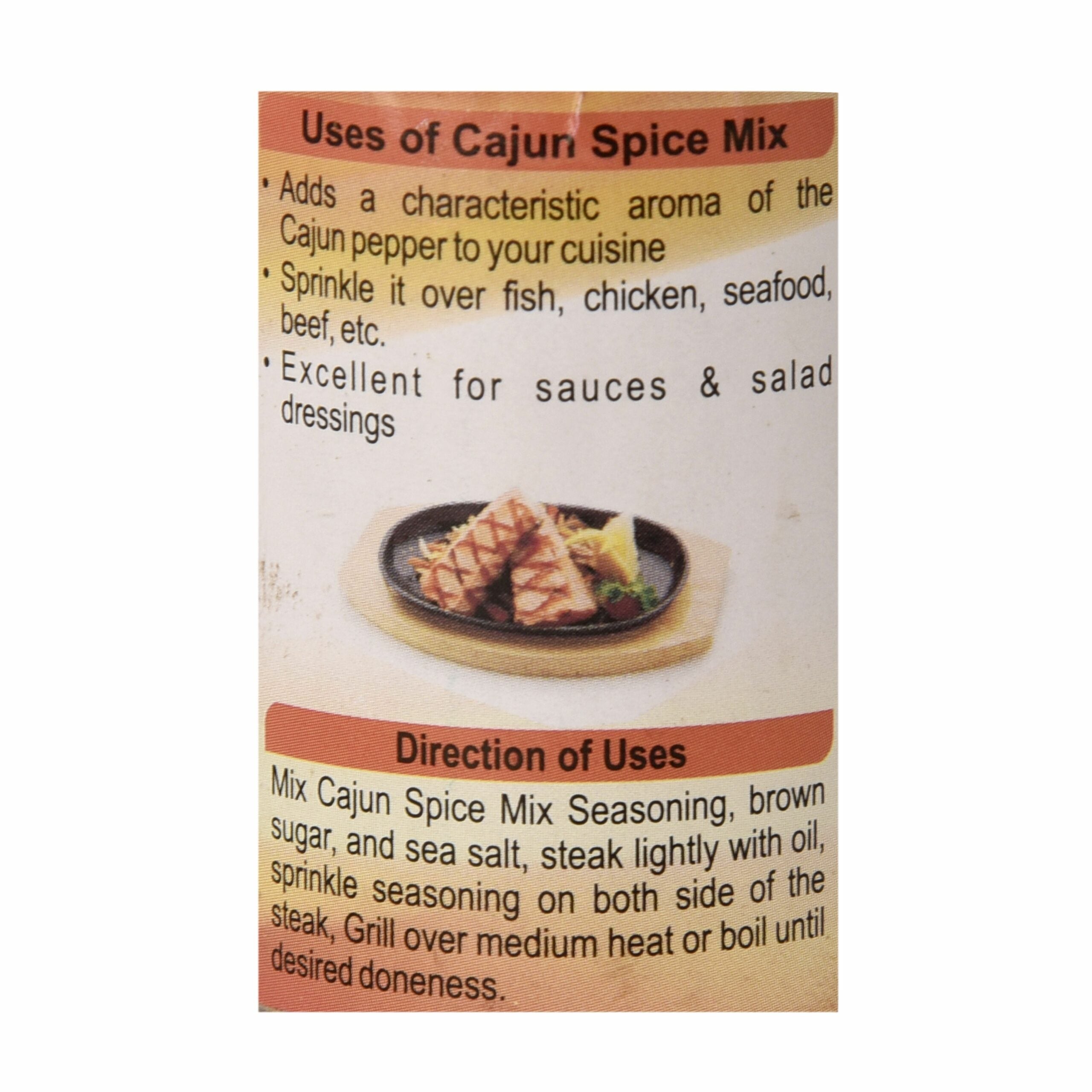 Cajun Spice Mix - Aum Fresh - 35gm