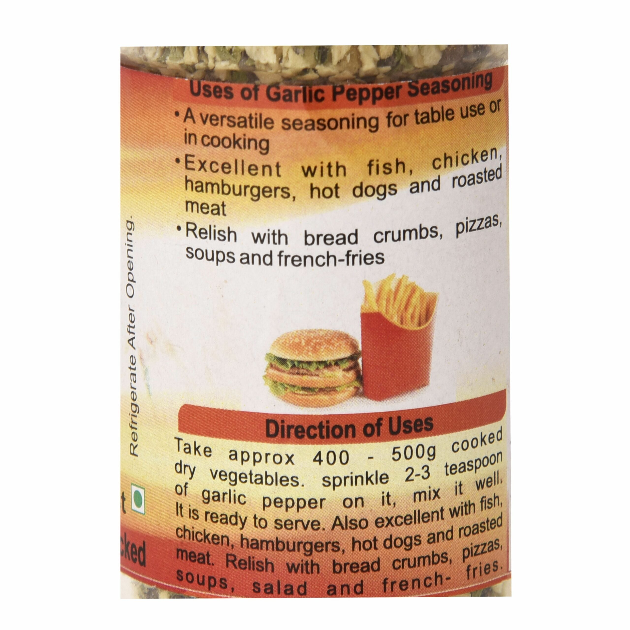 Garlic Pepper Seasoning - Aum Fresh - 40gm