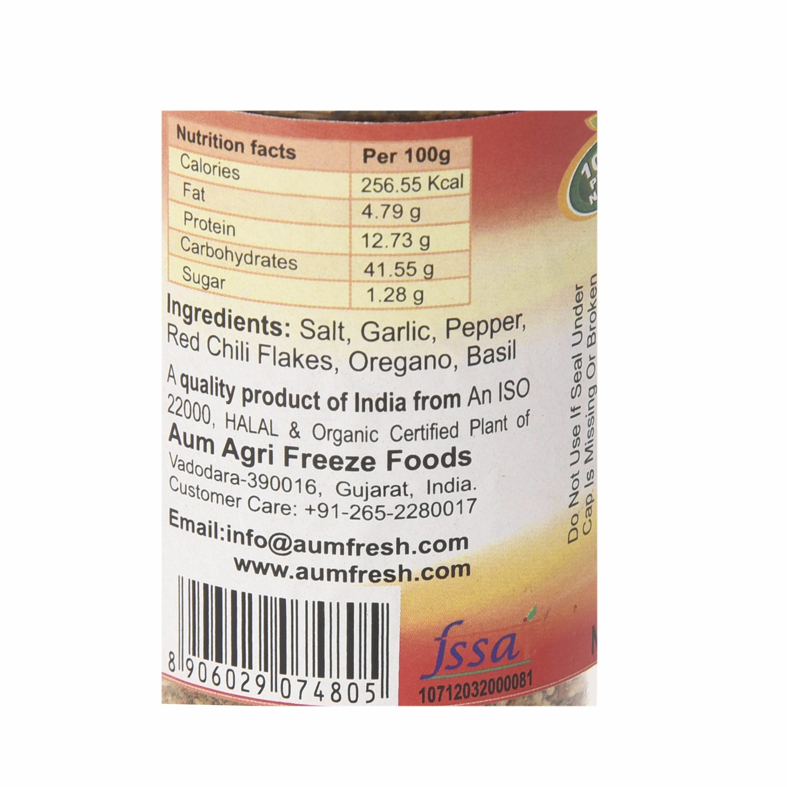 Pizza Seasoning - Aum Fresh - 35gm