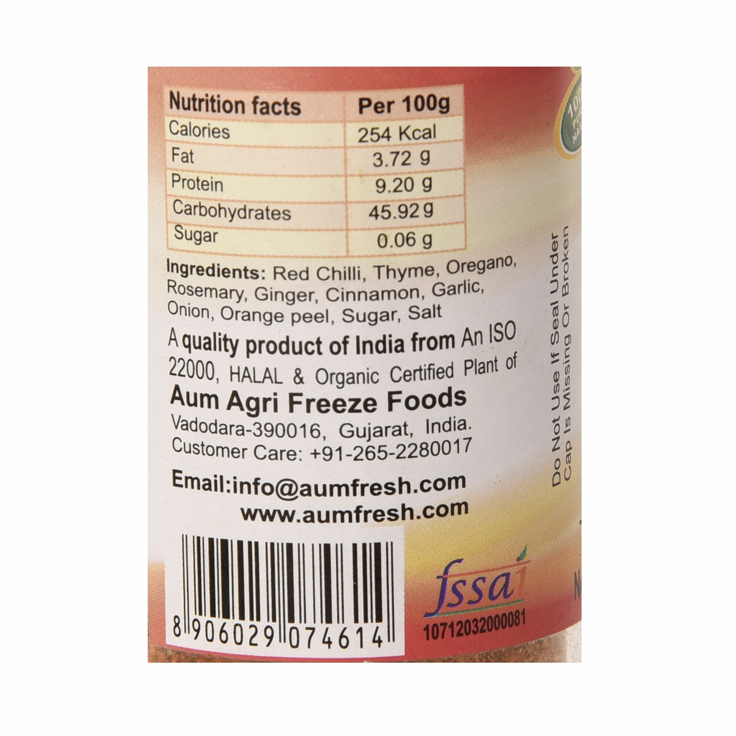 All Purpose Seasoning - Aum Fresh - 30gm