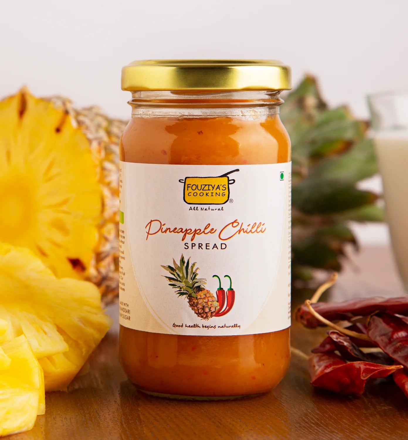 Pineapple Chilli Spread – All Natural - Fouziya’s Cooking – 225gm