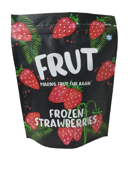 Strawberry |  Frozen Strawberry - Whole – No Added Sugar, Flavours & No Added Preservatives – Frut – 1000gm